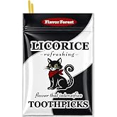 Licorice Toothpicks (Flat Shape) 100ct