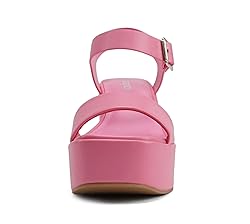 Soda LAUNCH ~ Women Open Toe Ankle Strap Platform