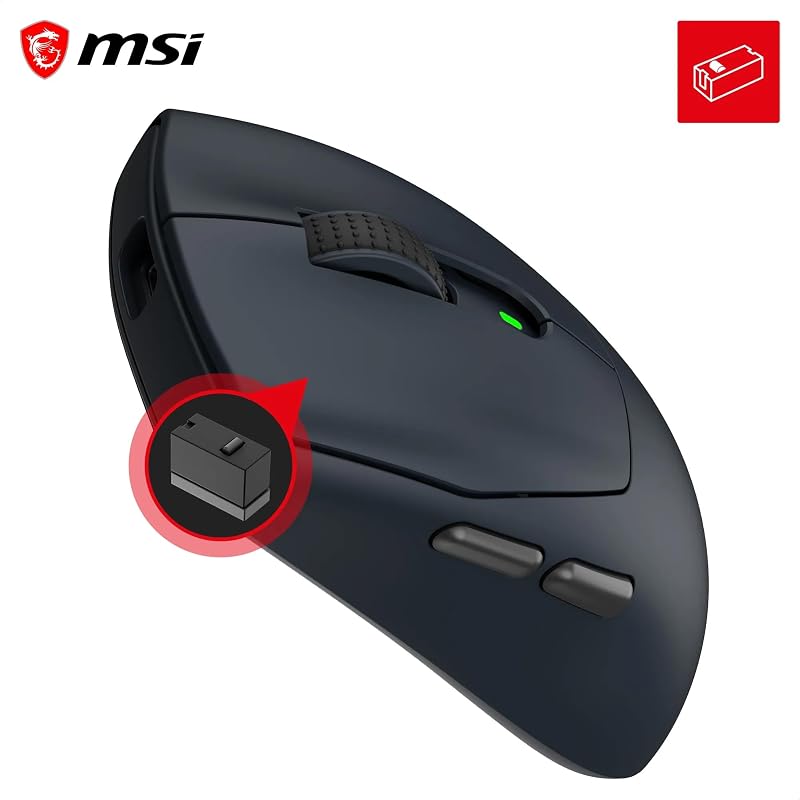 Forge 340 Wireless Navy Kabellose Gaming Maus