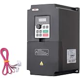 QNK 7.5KW 10HP 220V AC 33A VFD Converter Single to 3 Phase Inverter | Variable Frequency Drive for CNC Spindle Motor Speed Controller