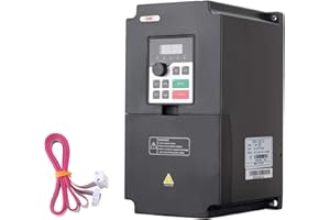 QNK 7.5KW 10HP 220V AC 33A VFD Converter Single to 3 Phase Inverter Variable Frequency Drive for CNC Spindle Motor Speed Controller