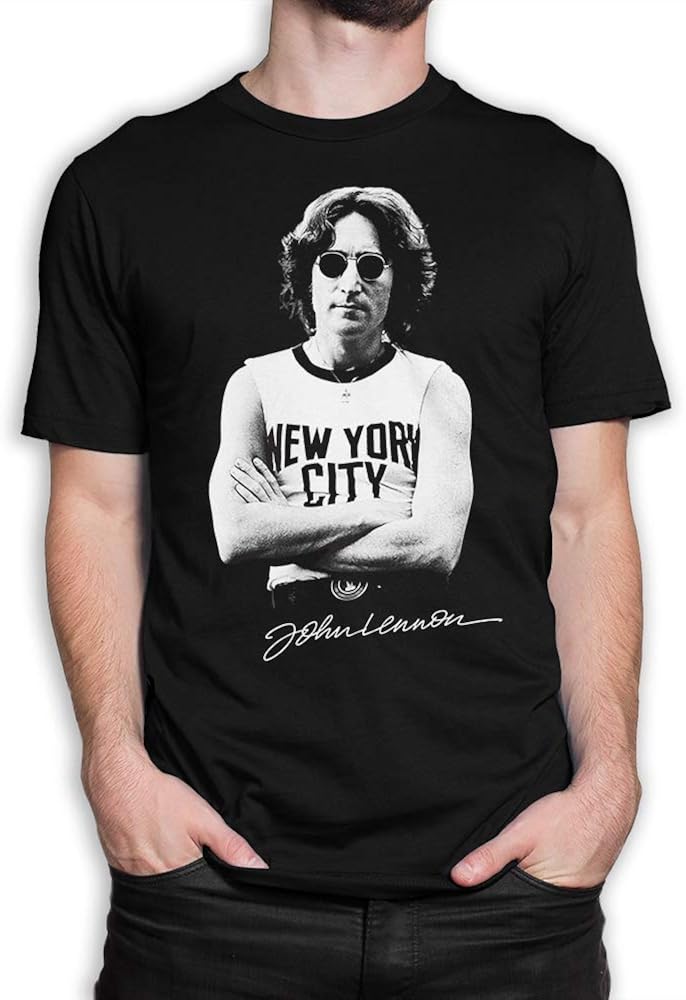 John Lennon Vintage Black T-Shirt | Amazon.com