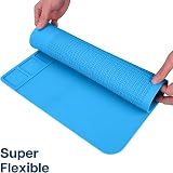 MMOBIEL Soldering and Repair Mat Silicone 48x34 cm Heat Resistant 500°C Blue view 6