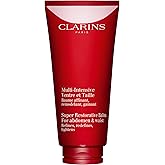 Clarins Super Restorative Abdomen & Waist | Anti-Aging Body Cream For Mature Skin Weakened By Hormonal Changes | Visibly Redefines for Slimming Effect | Firms, Tightens & Tones Skin | 6.8 Ounces