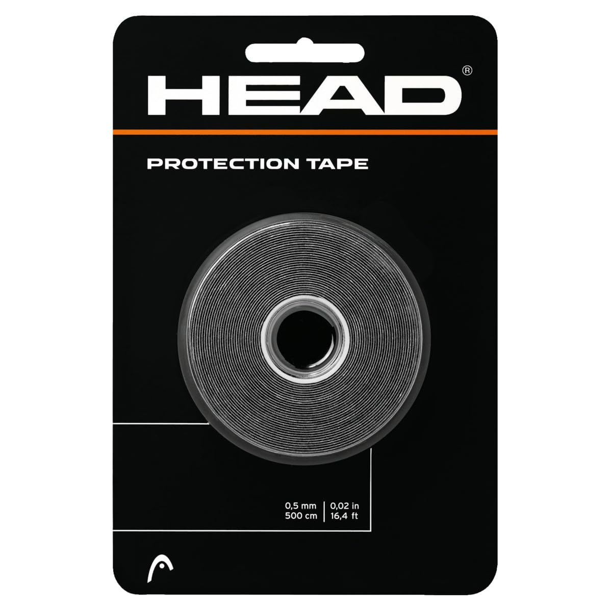 Head Tennis Racket Frame Protection Tape, 5m, Black