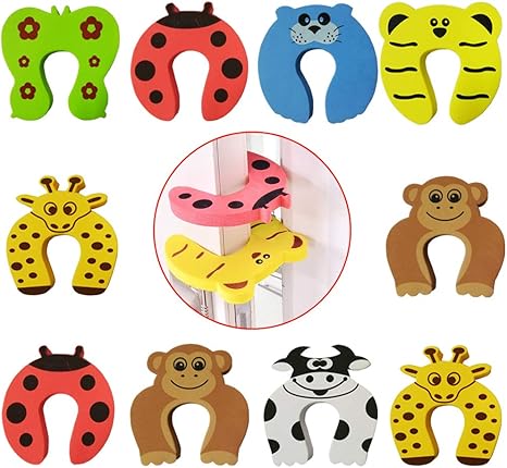 child safety door stop finger guard