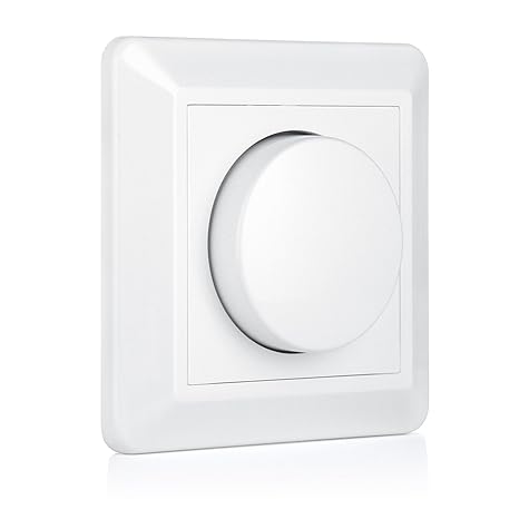 VIPMOON 220-240V 10-300W Push-On/Off Rotary LED-Dimmer EU-P3 für Led-Lampen Deckenleuchte