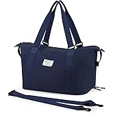 BALEINE Travel Tote Bag for Women, Weekender Carry-on Tote, Large Duffel Bag Gym Bag Overnight Bag with Wet Compartment