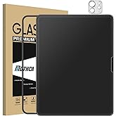 Mothca Matte Glass Screen Protector for iPad Pro 13-inch M5 2025 / M4 2024 + Camera Lens Protector with Installation Frame, Anti-Glare & Anti-Fingerprint Tempered Glass, Smooth as Silk, Case Friendly