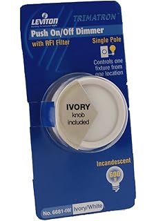 Leviton 6683 Iw Trimatron C40 06683 0iw Rotary Dimmer With