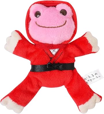Amazon かえるのピクルス ぬいぐるみ マグネット 磁石 マスコット かわいい キャラクター カエル 忍者 忍び 冷蔵庫 玄関 デスク 扉 ボード シューズ バッグ