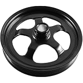 MGWILL Steel Power Steering Pump Pulley for 1998-2002 LS1 Camaro Firebird Replaces 12559885