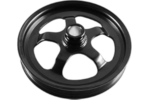 MGWILL Steel Power Steering Pump Pulley for 1998-2002 LS1 Camaro Firebird Replaces 12559885