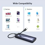 UGREEN M.2 NVMe Enclosure 10Gbps Aluminum USB 3.2 Gen2 Tool-Free 2230-2280 view 8