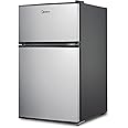 Midea WHD-113FSS1 Compact Refrigerator, 3.1 cu ft, Stainless Steel