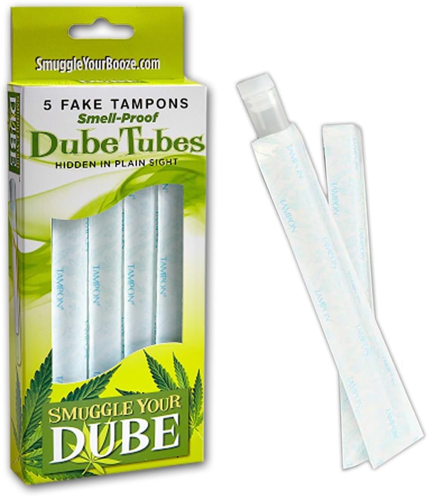 Full Box of 5 Dube Tube Doob Toob Tampon Doobie Safe - 5 Pack