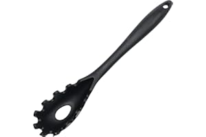 Chef Craft Premium Silicone Spaghetti/Pasta Fork, 11.5 inch, Black