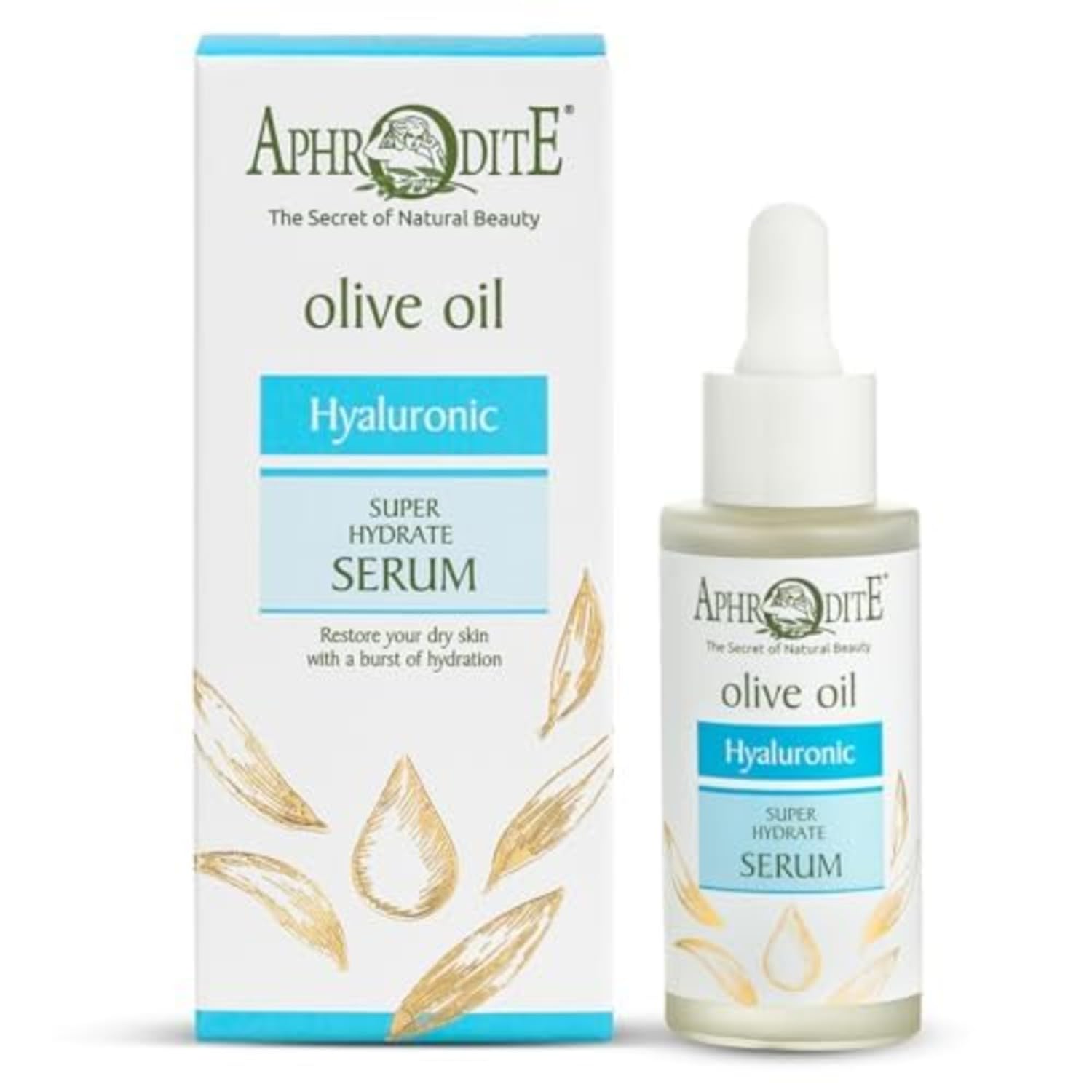 Aphrodite - Super Hydrate Hyaluronic Acid Serum - Moisturizes Dry, Dehydrated Skin - Fragrance-Free - Lightweight & Non-Sticky - Powerfully Hydrating with Polyglutamic Acid — image 1
