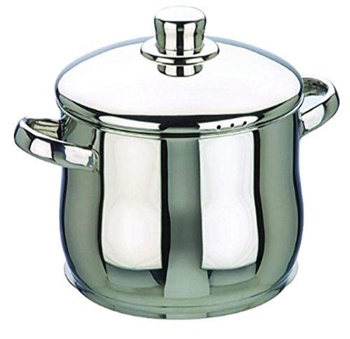 Ibili 662222 - Oslo Olla bombada con tapa INOX 22 cm