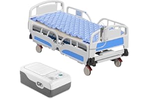 FITCONN Alternating Pressure Mattress for Bed Sore and Ulcer, Anti Decubitus Air Mattress with Electric Quiet Pump System for Hospital Bed or Home Use, FU-AM001L Presure Sore Pad and Bed Sore Prevention