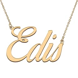HUAN XUN Customized Custom Simple Any Name Necklace
