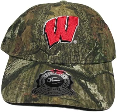 camo wisconsin badgers hat