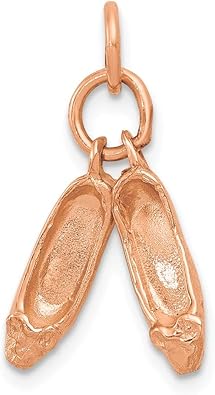 rose gold ballet slippers