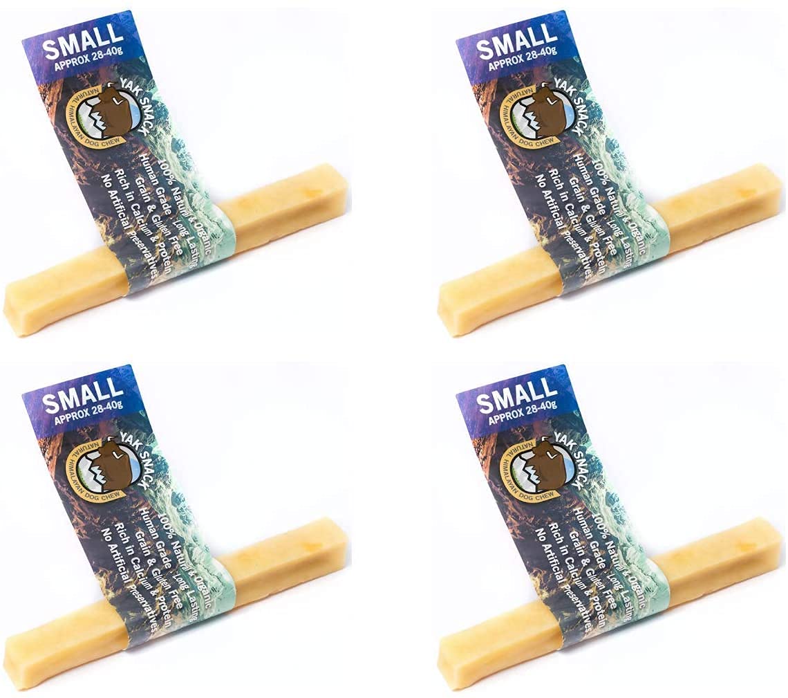 Yak Snack - Small Natural Dog Treats. Long Lasting Chews For Dogs With No Artificial Preservatives. Yak Milk Chews Low In Fat, High In Protein And Calcium. Grain And Gluten Free (Pack of 1)