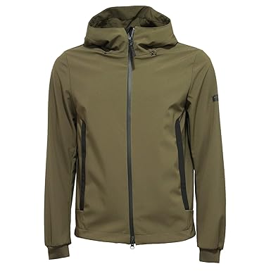 Woolrich 8145X Giubbotto Uomo Green Windstopper Raincoat Jacket Man