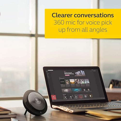 Jabra Speak 710 UC Wireless Bluetooth Speakerphone with Link 370