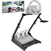 Suporte Cockpit para Volante, Simulador de Carro, Preto