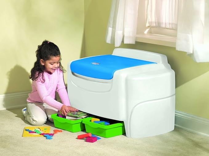 little tikes primary colors toy chest