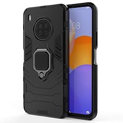Kukoufey Case for Huawei Y9A - Black Shell Case for
