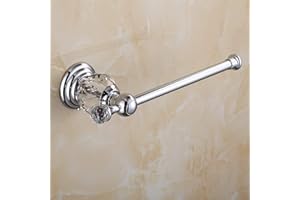 LTT Chrome Crystal Mini Towel Bar 11" Bathroom Accessories Antique Silver Towel Holder (Mini Towel Bar)