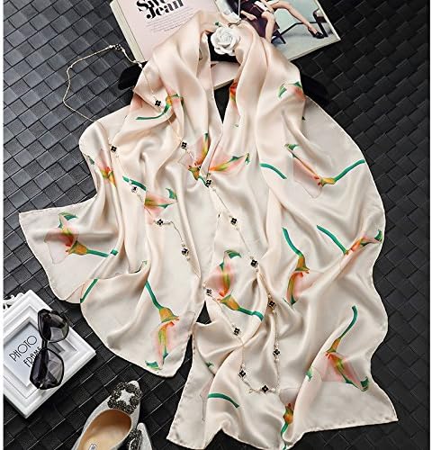 KYXXLD Pure silk towels, high-grade silk scarves, shawls dual-use
