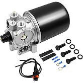 Air Dryer Compatible with Volvo Freightliner Kenworth Peterbilt Columbia International Western Star Trucks Bus RV Tractors Replace R955300 R955315 R955079 955300 955079 R955082