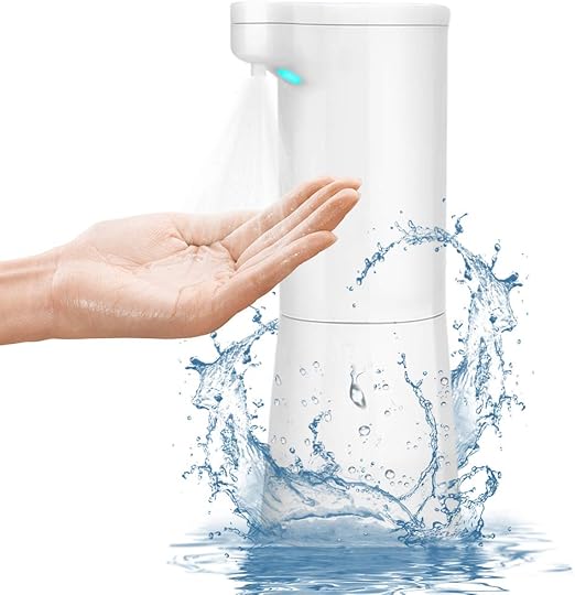 Amazon Toukou ソープディスペンサー 自動 電池式 噴霧タイプ 400ml大容量 アルコール噴霧器 液体 泡 高感度センサー Ipx4防水 除菌 感染予防 ウイルス対策 洗面所 キッチン 病院 学校に適用 シンプル 白 ソープ シャンプー用ディスペンサー ホーム キッチン