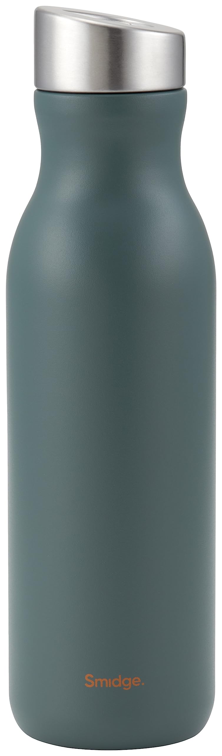 Smidge Reusable Water Bottle 500ml Storm – Insulated Stainless Steel Flask for Hot & Cold Drinks, Leakproof & BPA-Free, No Metallic Taste