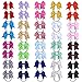 ICObuty 20 Pairs 2.5 Inch Hair Bow Rope Hair Elastic Hair Ties Ponytail Holder