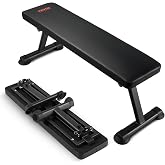 VEVOR Sit Up Bench, Curved Decline Ab Bench with Reverse Crunch Handle, with 6 Adjustable Height Setting, Heavy Duty Steel, 600 Lbs Capacity for Home Gym Workouts, Strength Training, Full Body Muscles