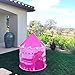 Pink Princess Castle Tent - Portable Play Tent For Girls - Indoor & Outdoor Use - Water Resistant - Foldable & Lightweight - Poles & Carry Bag Included By Sure Luxury