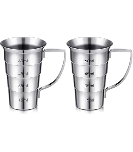 Amazon.com: Garden Of Arts 2-Tone Peg Measure Cup, Steel with