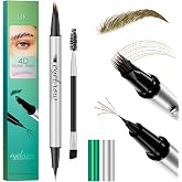 QIC Eyebrow Pencils for Women, 4D Micro Eyebrow Pencil, Waterproof Brow Pencil, Light Brown Brow Pen