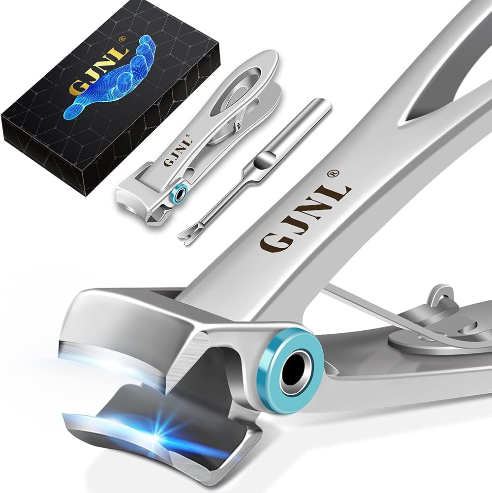 GJNL Nail Clippers Thick Nails 16mm Ultra-Wide Jaw Extra Large