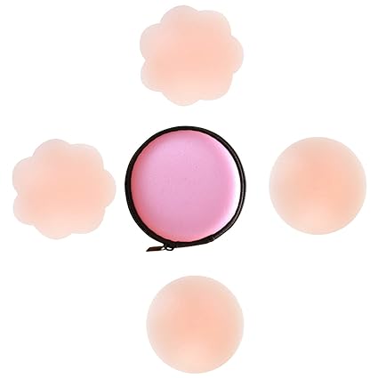 Lantch Nipple Cover - Silikon Nippelabdeckung Brustwarzenabdeckung Gel Selbstklebend & Wiederverwendbar, Brust Aufkleber, Uns