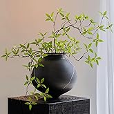 Melorca&amp;Guilla Artificial Plants,2PCS 43.3" Green Faux Branches for Vase,Faux Greenery Stems Vase Branches Fake Plants Artificial Branches for Shop Garden Office Home D&eacute;cor (2, Myrtus communis)