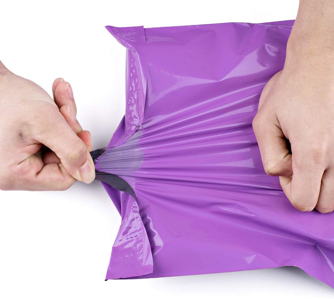 Metronic 10x13 Poly Mailers Purple Shipping Bags 100PC Envelopes Mailers with Self Adhesive Purple Poly Bags Waterproof and Tear-Proof Postal Bags : Office Products