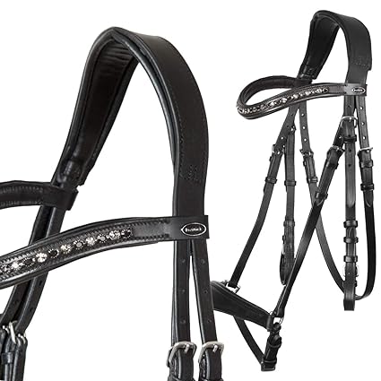 Heinick-Reitsport Comfort Trense hannoveranisch Schwarz ~ Lugano ~ WB VB