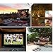 Projector Screen with Stand, Vamvo 80 inch Portable Foldable Projection Screen 16:9 HD 4K Indoor Outdoor Projector Movies Screen for Home Theater Camping and Recreational Events