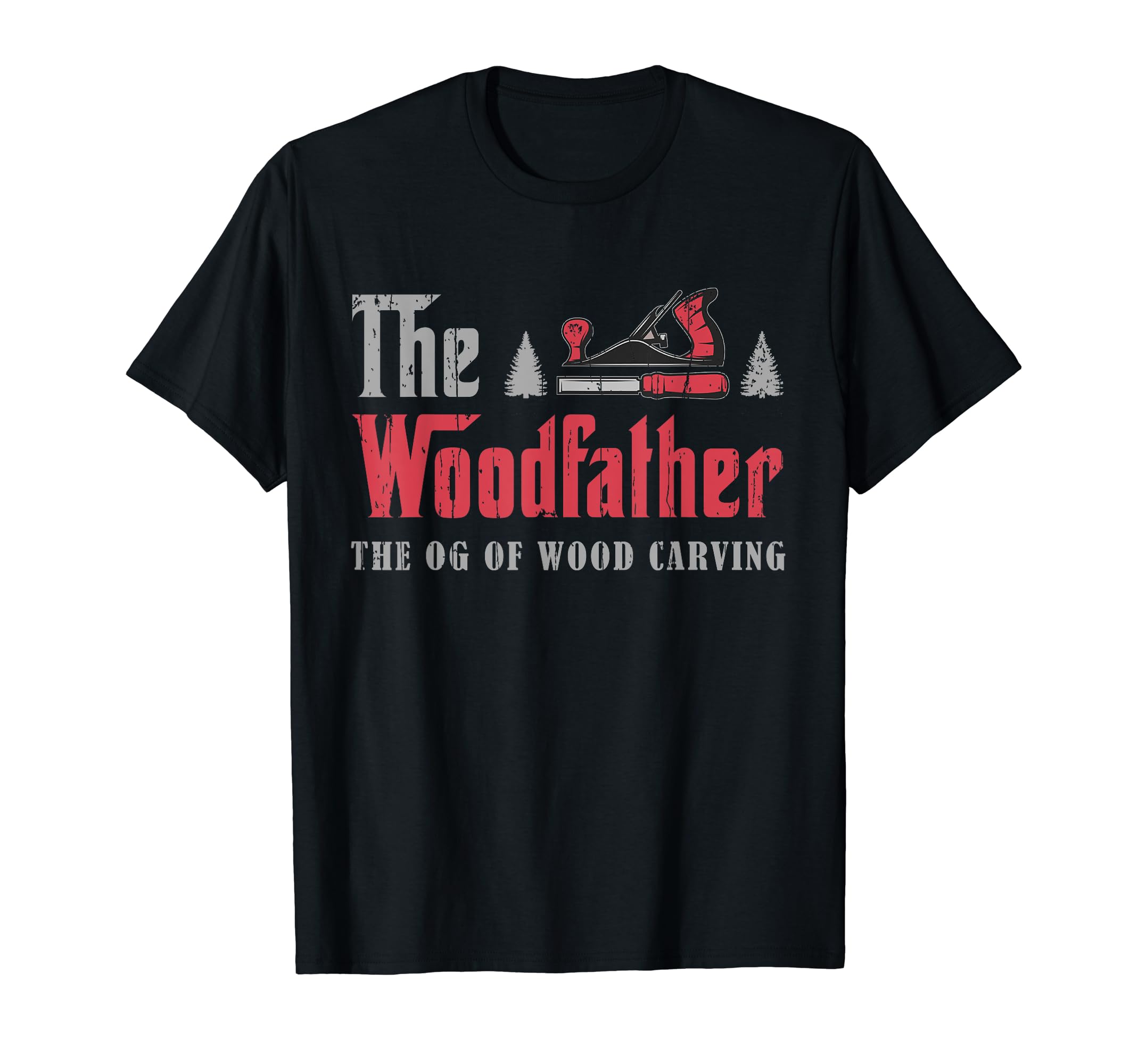Woodfather Woodworking Carving Carpenter Lumberjack T-Shirt